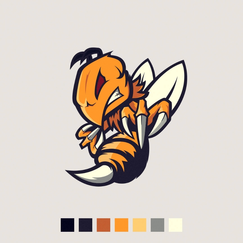 BeeWare-logo-mascot-colors